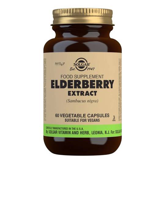 Solgar Elderberry Extract 60 Vegecaps